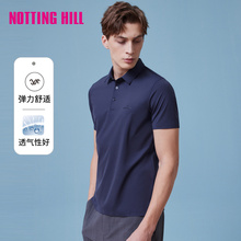 半袖 藏蓝色短袖 凉感T恤NF630552 中青年夏季 诺丁山商务休闲POLO衫