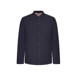 修身 EVE 依文棉服男灰色中年高级感商务正装 UOMO 外套男