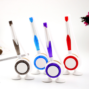 商务台式印logo 中性笔柜台笔粘贴桌笔学生办公用品签字笔8001