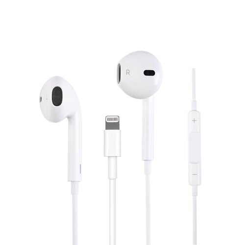 适用于苹果iPhone 14 pro Max 原装线控耳机13pro采用闪电接头的