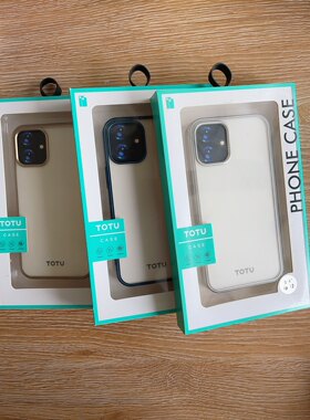 TOTU拓途柔简系列磨砂透明彩色边适用iphone12迷你 mini全包手机壳苹果12 5.4寸清水壳简约