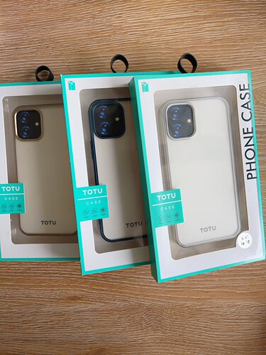TOTU拓途柔简系列磨砂透明彩色边适用iphone12迷你 mini全包手机壳苹果12 5.4寸清水壳简约