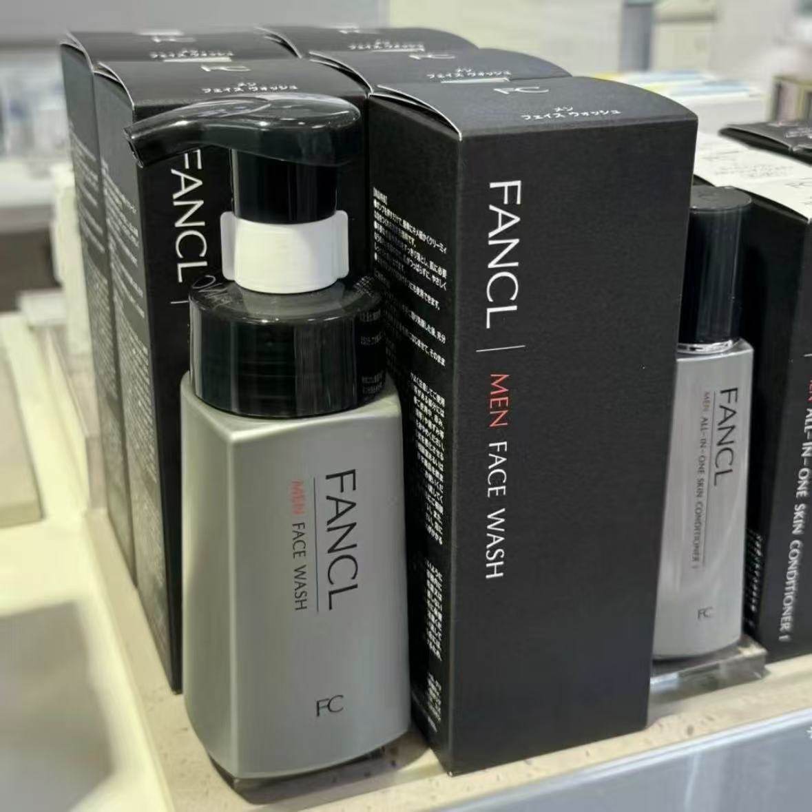 现货！日本本土FANCL芳珂男士洁面乳控油防豆水润泡沫洗面奶180ml
