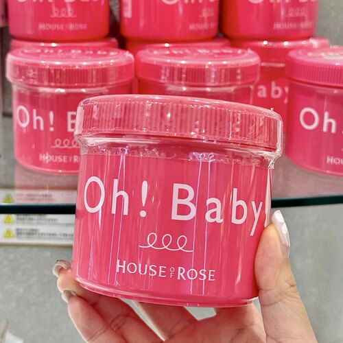 日本OhBaby身体磨砂膏经典/白炭
