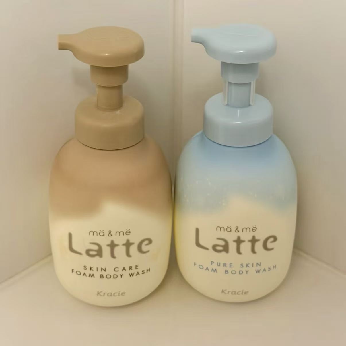 日本肌美精latte泡沫沐浴露温和图片