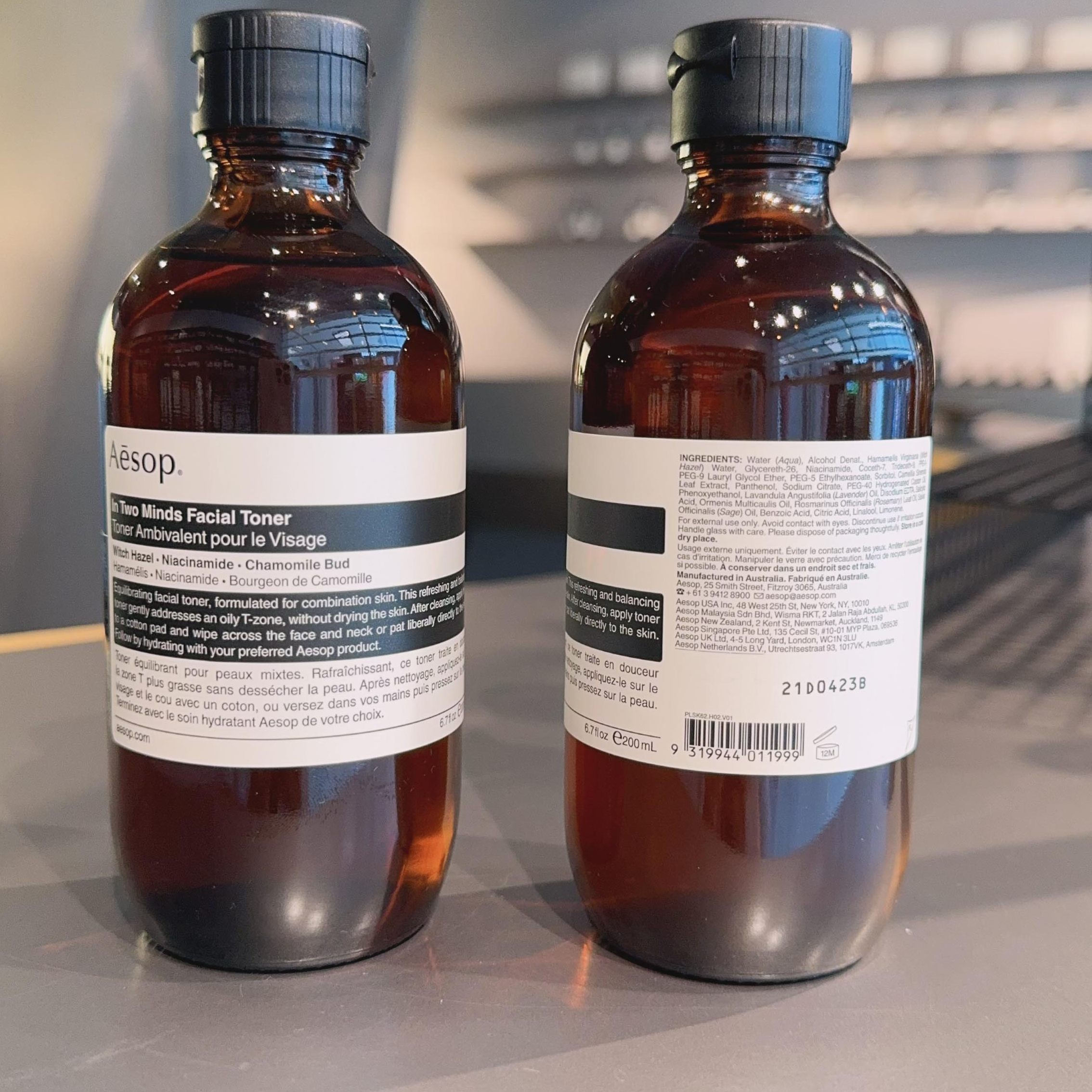 现货！Aesop伊索二重奏调理液痘肌舒缓水油平衡补水爽肤水200ml