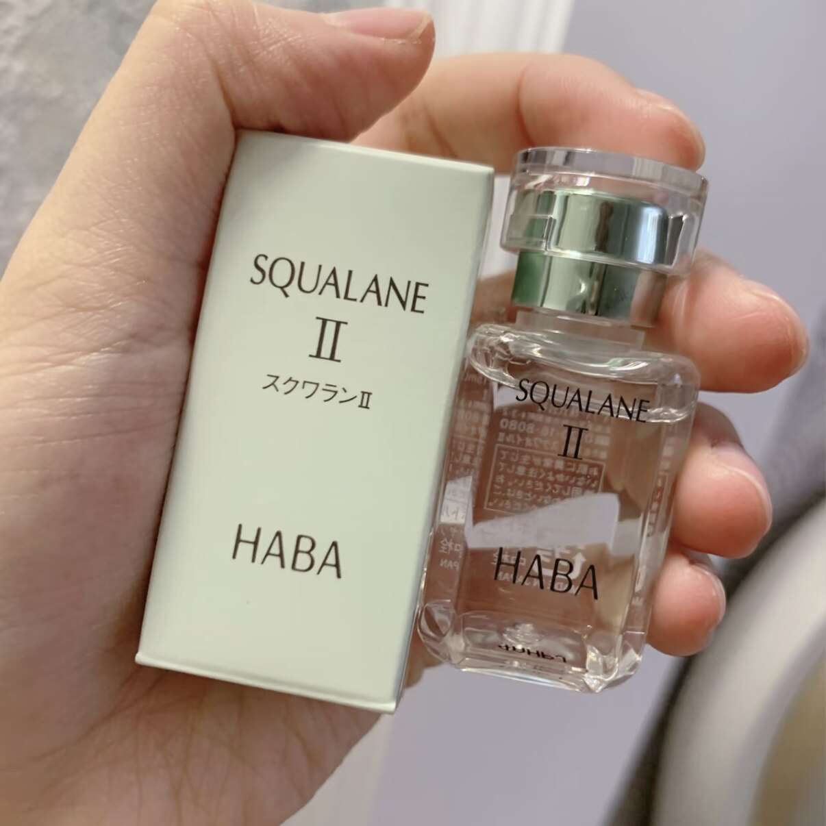 现货！日本HABA二代纯植物角鲨烷美容油美容护肤油修护细腻15ml
