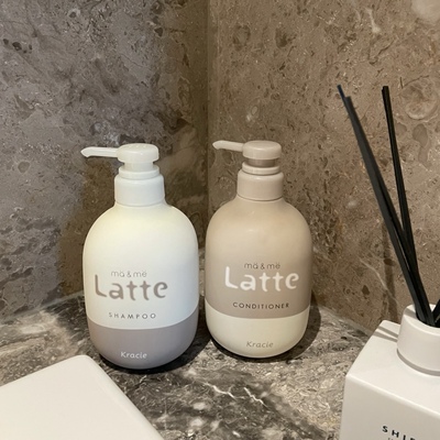 肌美精latte氨基酸洗发水护发素