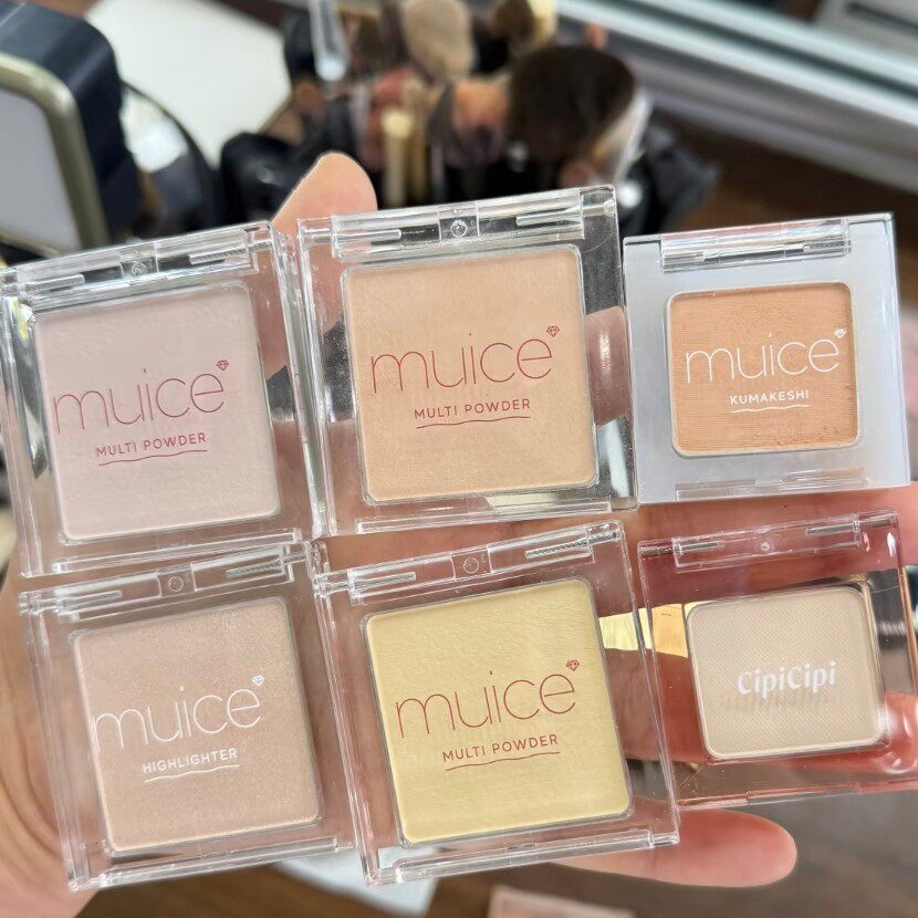 日本采~河西美希muice面部局部修饰多用蜜粉眼影提亮自然光泽3.8g