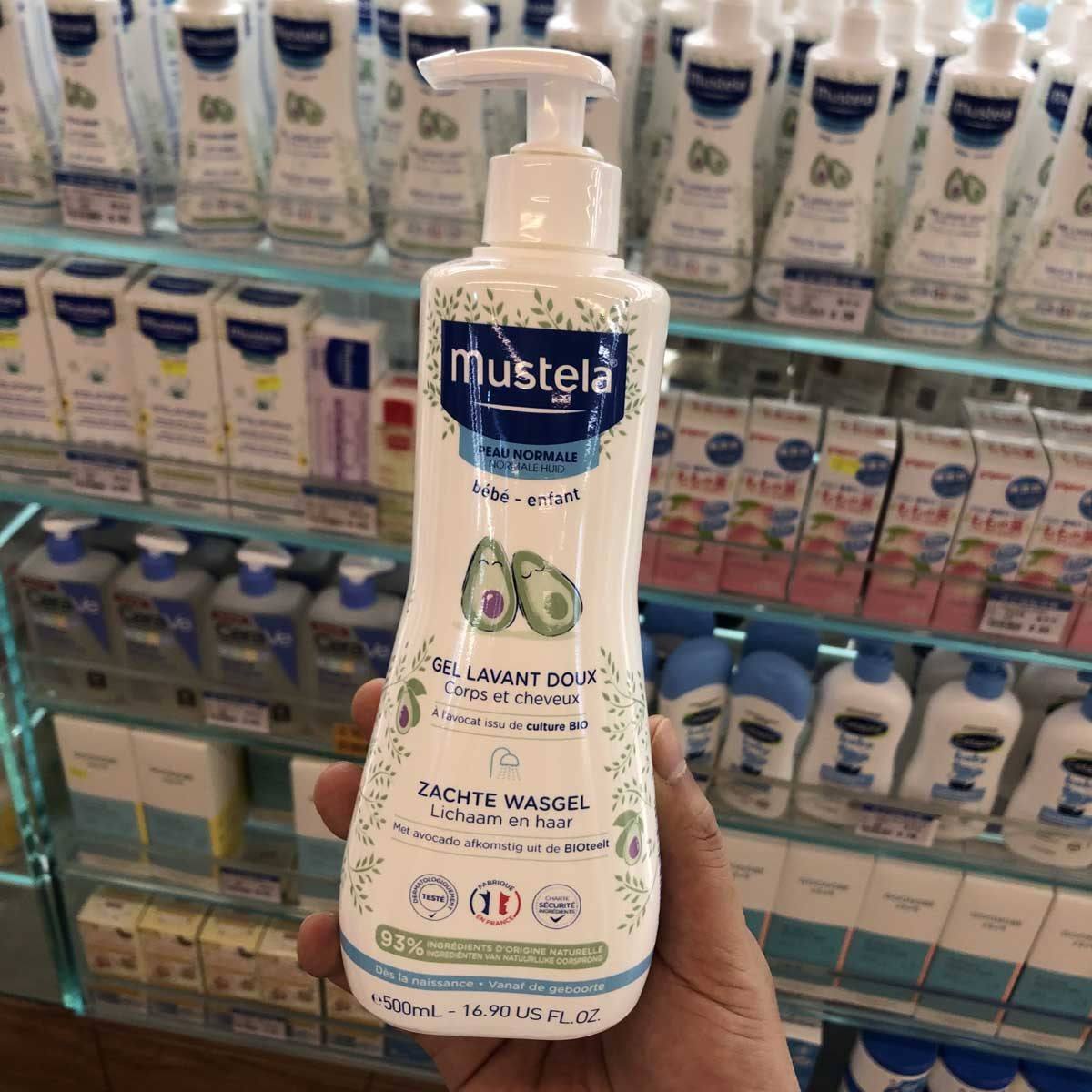 现货！法国Mustela妙思乐洗发水沐浴露二合一宝宝婴儿儿童500ml,婴童洗护,沐浴乳/沐浴露,淘宝优惠券,粉丝福利购,淘宝优惠卷