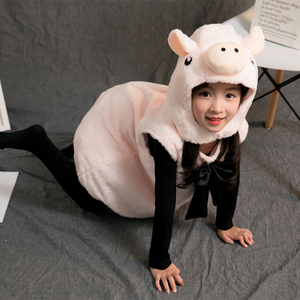 圣诞节儿童服装小猪佩奇衣服动物表演服幼儿园男女宝宝元旦演出服