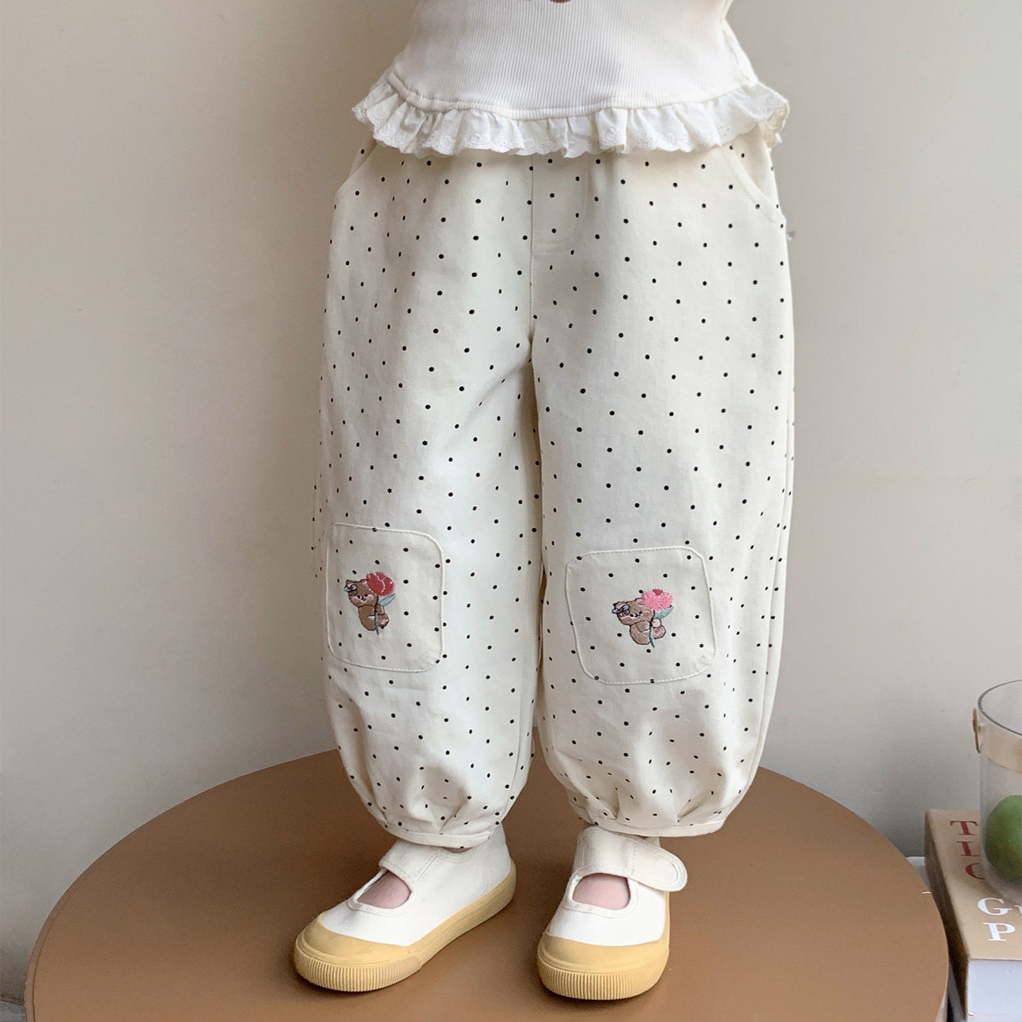 女童春季纯棉休闲裤2026新款洋气时髦女宝宝春秋百搭儿童灯笼裤,童装/婴儿装/亲子装,裤子,淘宝优惠券,粉丝福利购,淘宝优惠卷