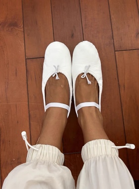 英国RV牛皮芭蕾舞鞋幼儿女孩舞蹈鞋软宝宝考级男瘦ballet shoes