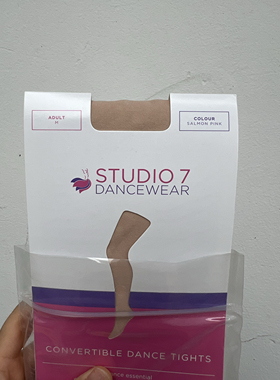 澳洲牌 studio7 成人挖洞XL特大码 儿童舞蹈袜3-10岁 小码