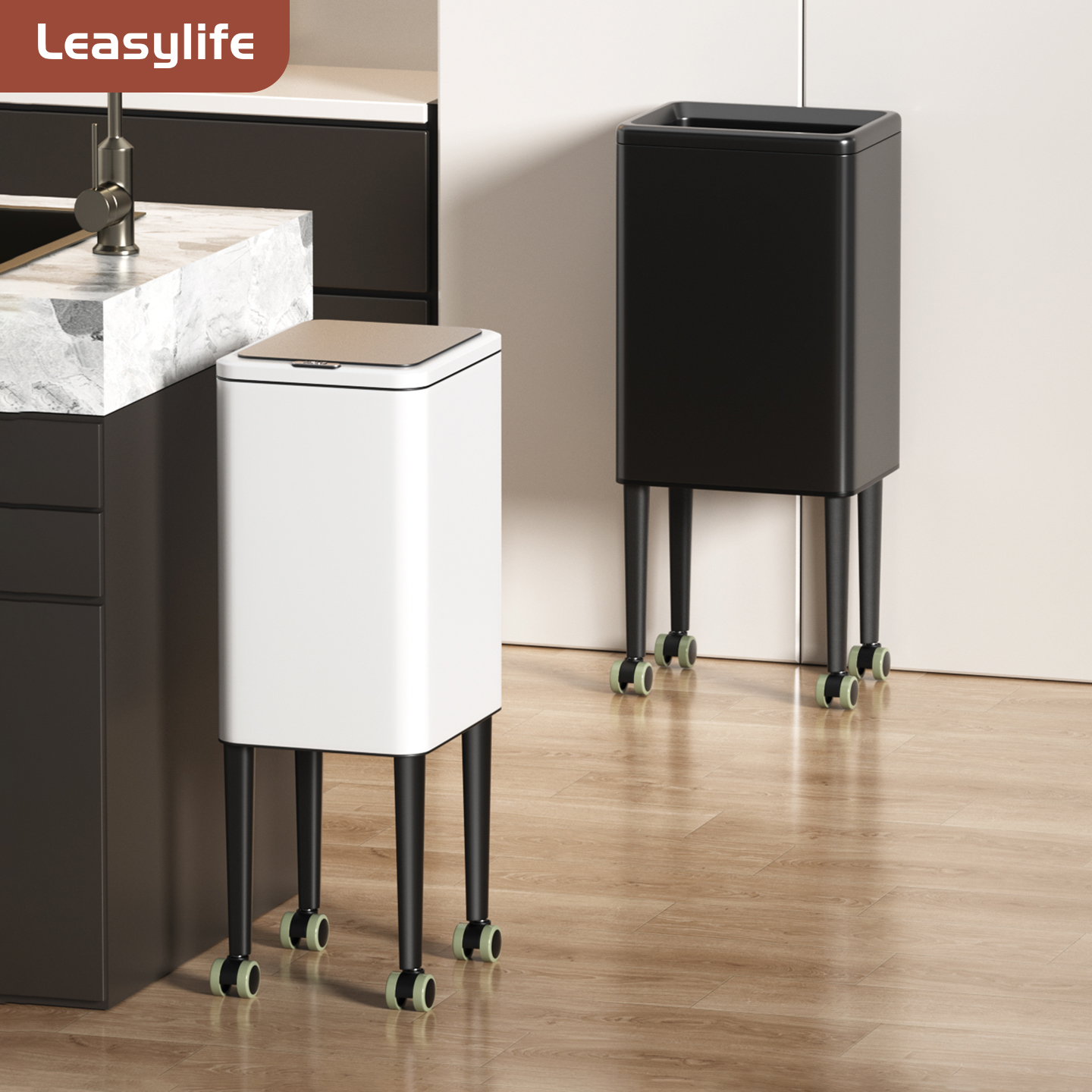 会跑的垃圾桶加高款免弯腰