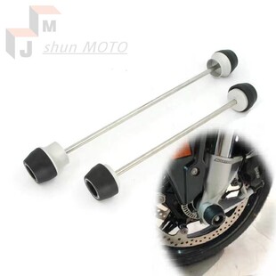 适用川崎NINJA ZX-10R改装防摔球 ZH2前后轮球 前后轮保护球 防摔