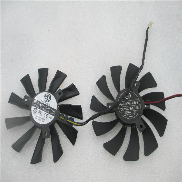 适用于 MSI 微星 GeForce GTX 1050Ti 飙风 显卡风扇 单风扇 2针