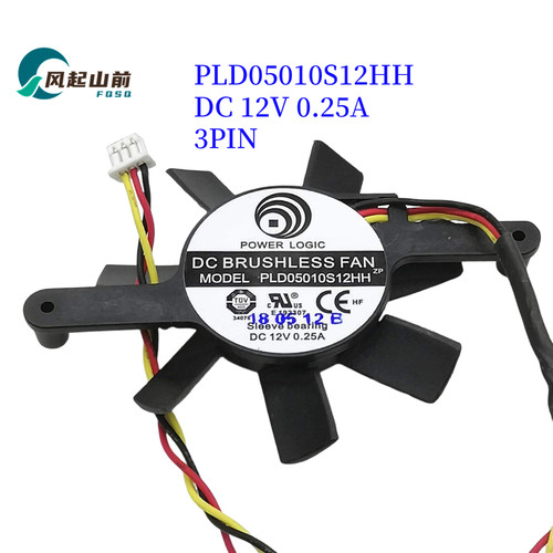 适用于 AMD AMD W5000 W5100 WX5100 PLD05010S12HH 显卡风扇