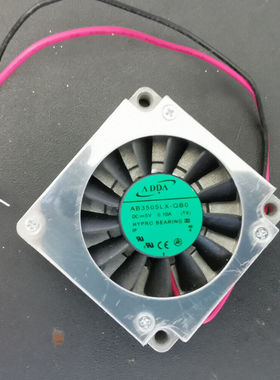 ADDA AB3505LX-QB0 DC 5V 0.10A 35X35X07mm 2线主板风扇