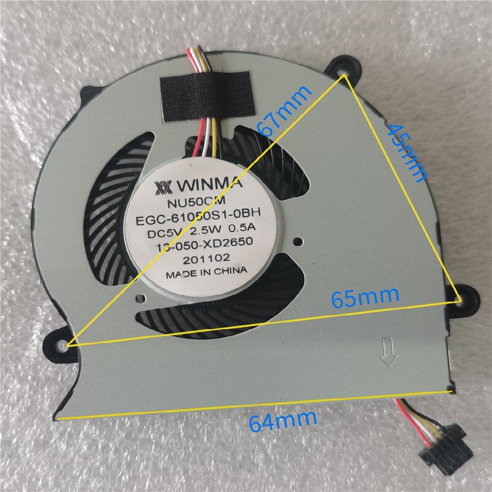适用WINMA NU50CM EGC-61050S1-0BH 5V 2.5W 13-050-XD2650 风扇