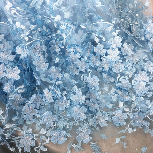 立体蕾丝绣花花朵布料