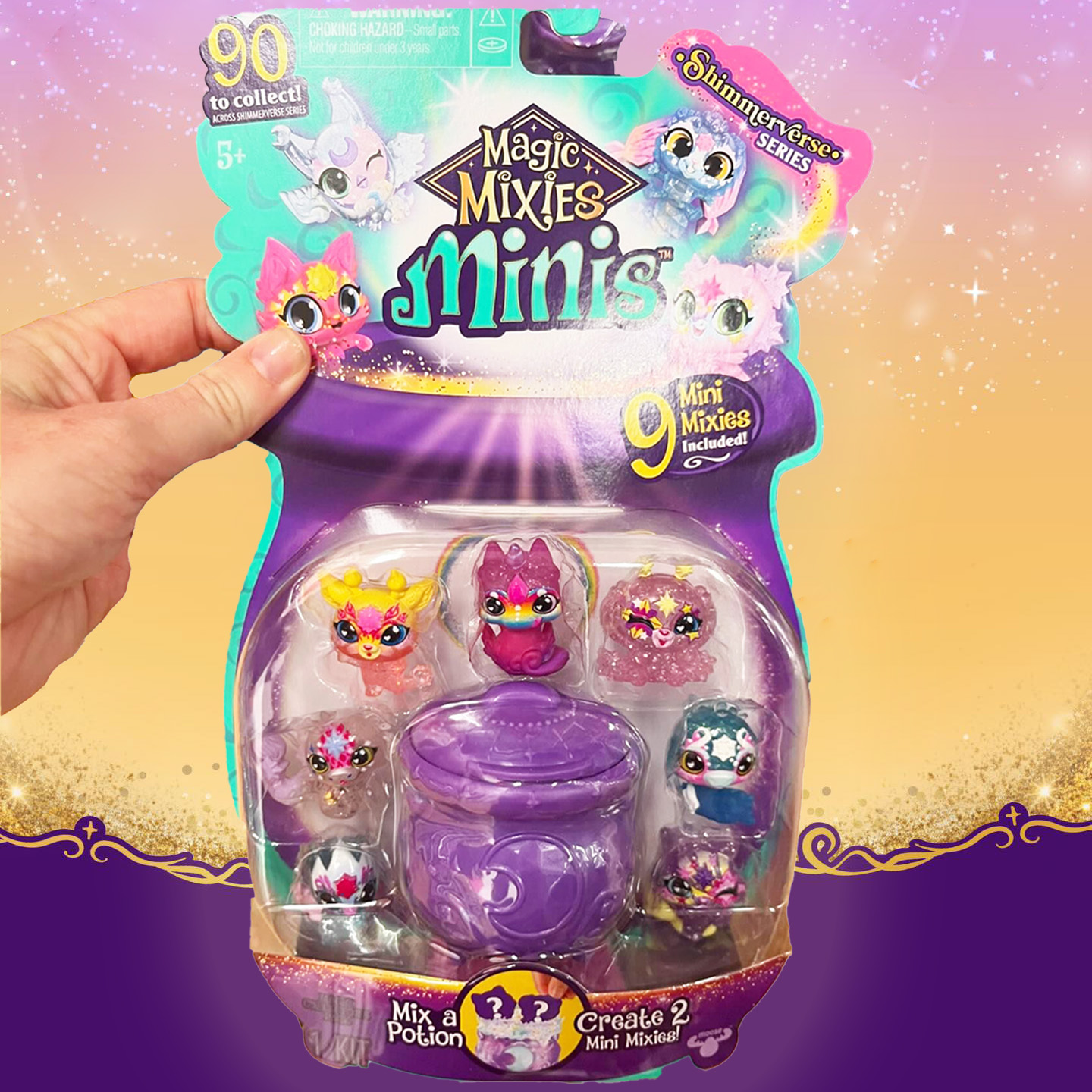 9个迷你精灵魔法锅盲盒moose