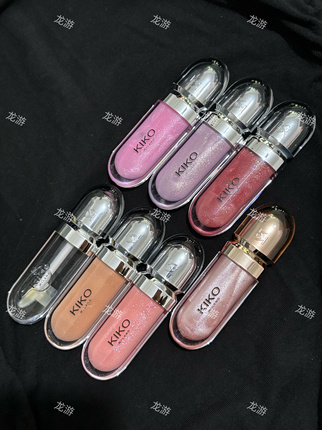 Italian Kiko 3D Lip Gloss Lipstick Raincoat 02 04 05 17 20 27 35 41 43 Lip Plumping Gloss 01