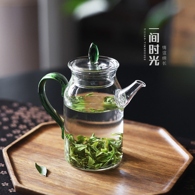 玻璃茶壶小号高档冷泡家用过滤