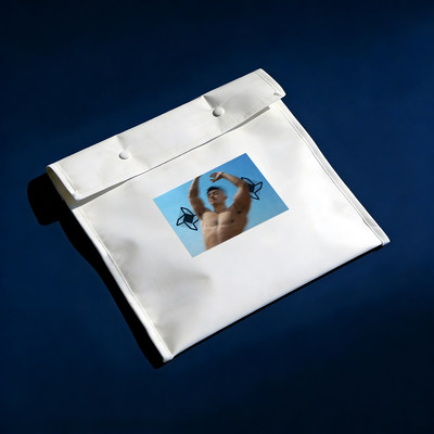 筋肉商店双LOGO风车环保收纳袋