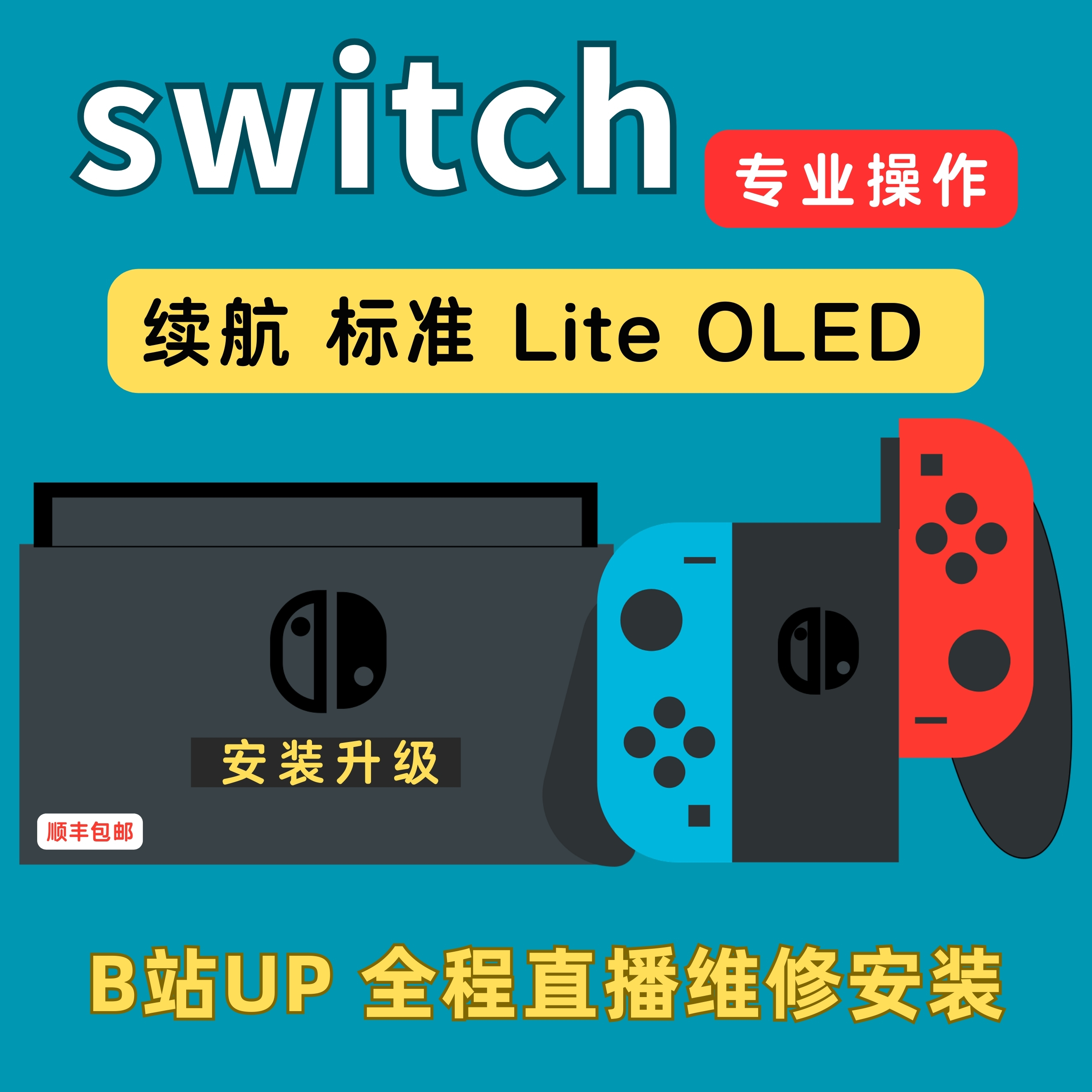 SWITCH.全机型安装维修.直播操作提供一年售后.专业真诚.12年经验 商务/设计服务 设备维修或租赁服务 原图主图