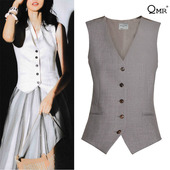 西服短款 马甲工装 背心马夹女显瘦外套女3556 春夏修身 2026新款