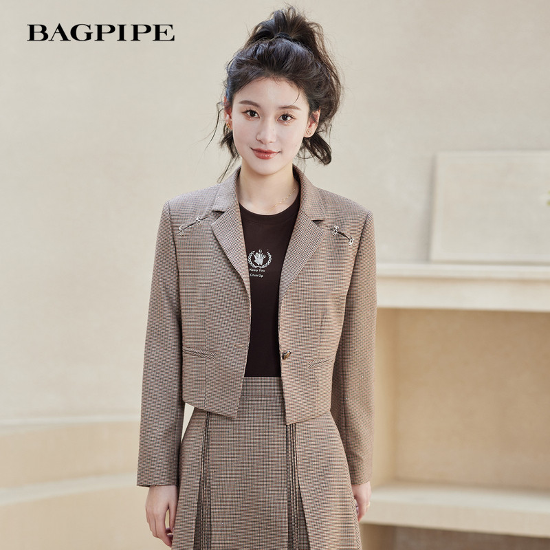 韩式高级感短款外套女