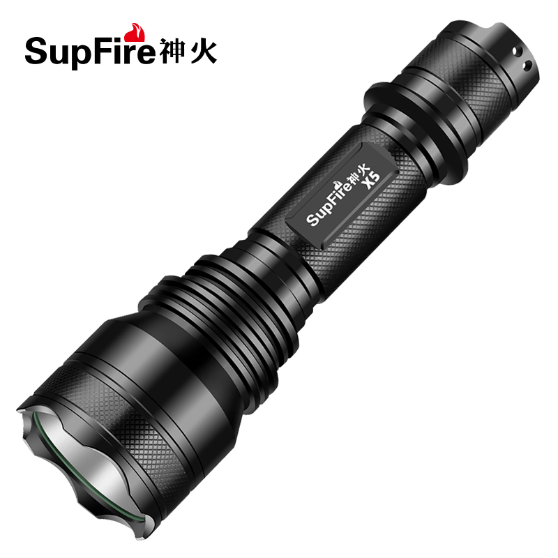 supfire进口远射王强光手电筒