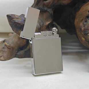 卡路朗声打火机煤油中国漆器工艺绅士钢音打火机黄铜镀铬惊雷