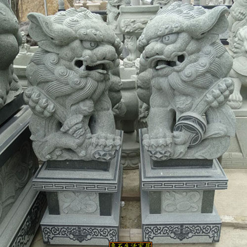 福建惠安石狮雕刻石雕看门石狮子景观狮装饰