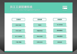 工资管理系统Excel表格模板自动工资表条不怕个税政策变永久可用