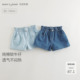 新款 子2026夏装 纯棉550511 外穿儿童裤 马克珍妮女童花边腰牛仔短裤