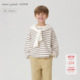 马克珍妮男童条纹圆领卫衣 240997 儿童休闲百搭上衣2026年春装