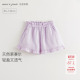 新款 子2026年夏装 550506 外穿宝宝裤 马克珍妮女童透气天丝花边短裤