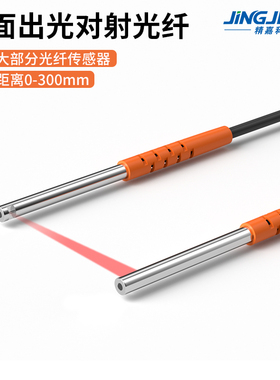 侧面对射光纤传感器BT-T14L光纤放大器探头线小型侧出光纤感应线