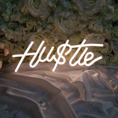 亚力克led霓虹灯发光字(tlu$tle)小夜灯室内氛围装饰灯跨境爆款