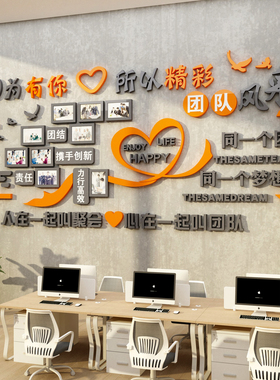 亚克力公司办公室墙贴