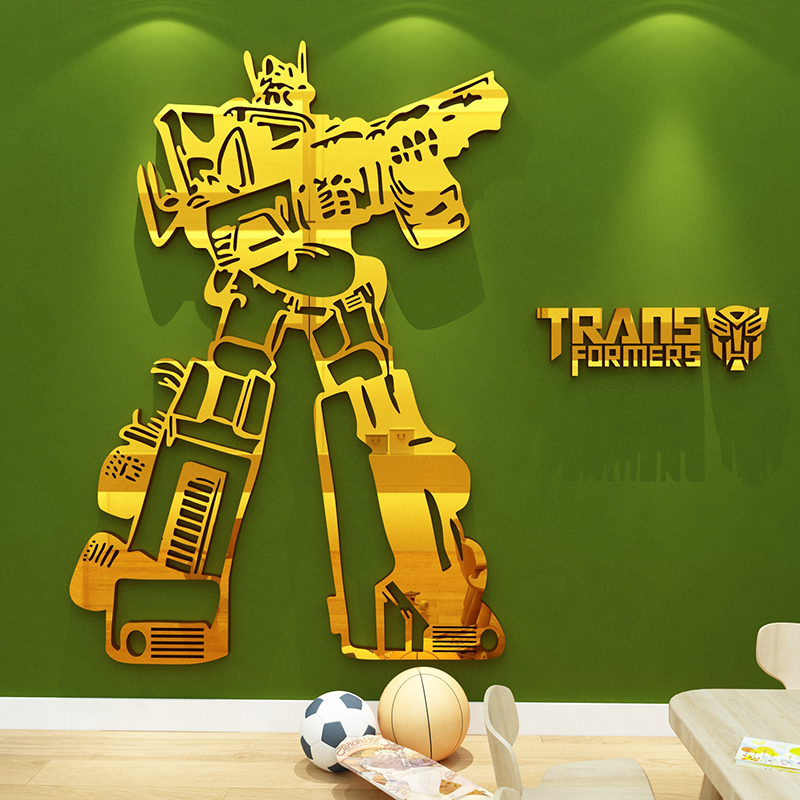 博尼亚儿童房间墙面布置亚克力