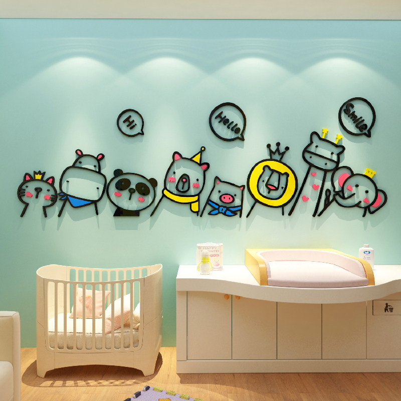母婴室妈咪小屋奶粉店墙面装饰设施小儿推拿月子中心文化布置贴画,家居饰品,软装墙贴,淘宝优惠券,粉丝福利购,淘宝优惠卷