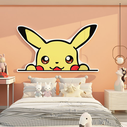 儿童房间布置卧室床头装饰