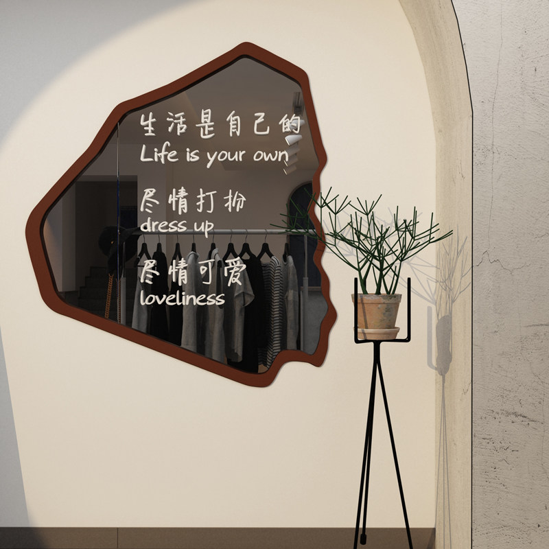 博尼亚服装店背景墙装饰品亚克力