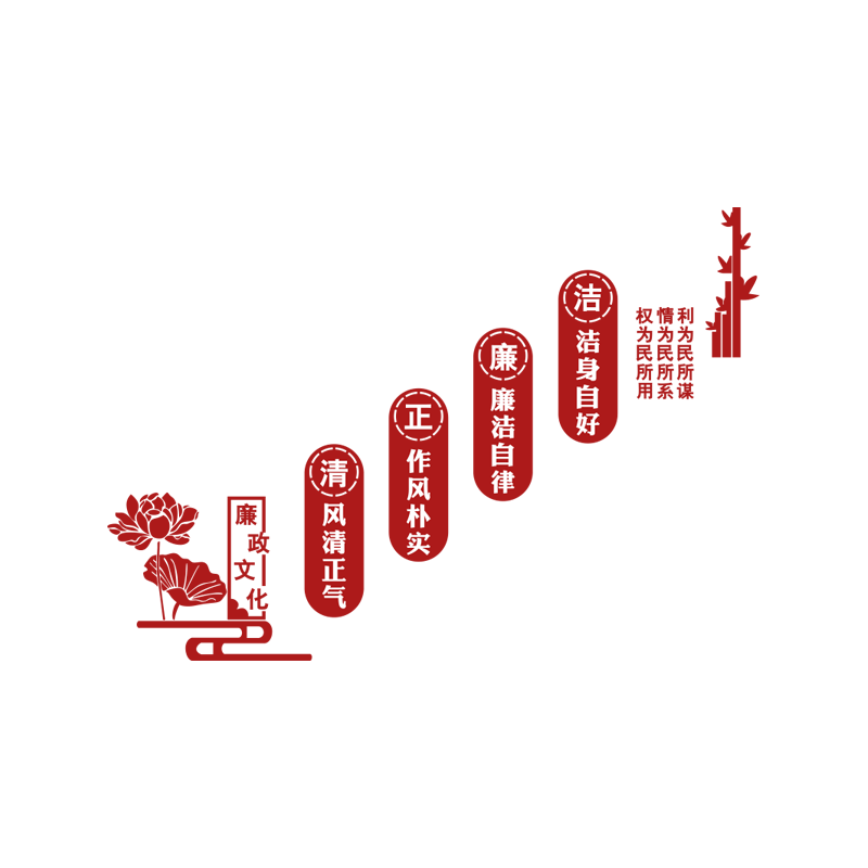博尼亚党建走廊过道墙面装饰