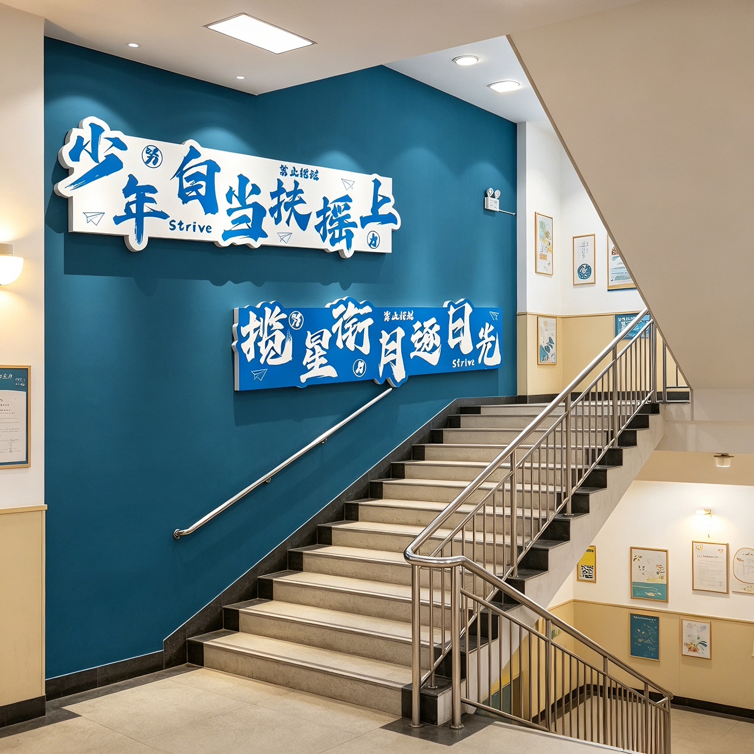 教室黑板墙贴励志标语文化氛围