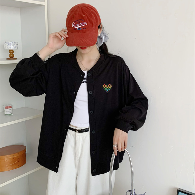 300斤特大码女长袖空调开衫T恤