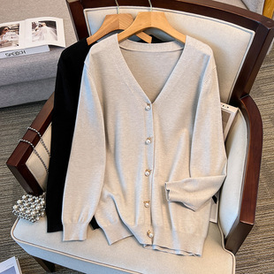 200/300斤大码女装胸围150/160宽松开衫毛衣针织外套350斤